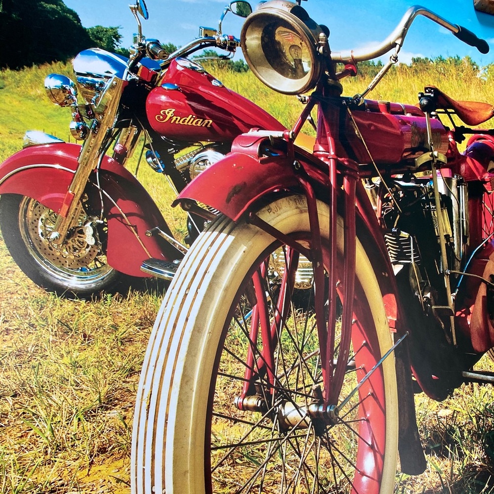 Cool Indian Motorcycle Poster!😎🤘🏼